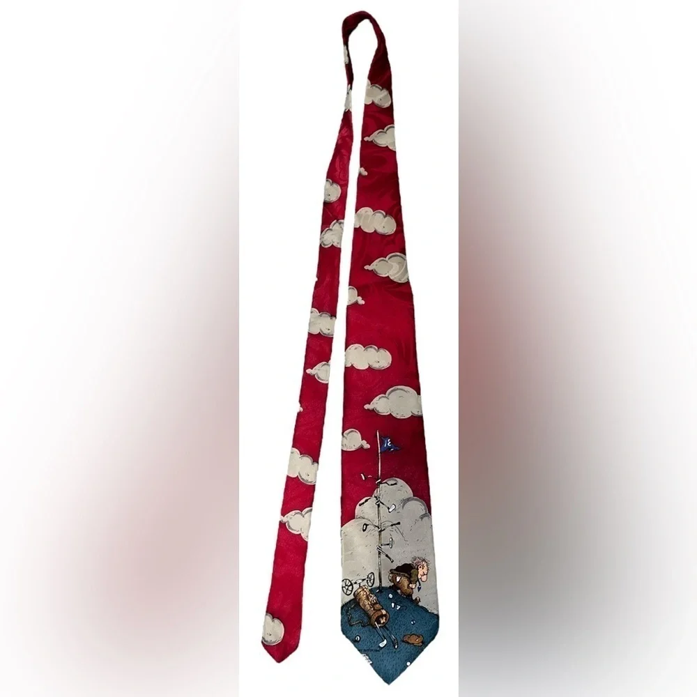 Vintage Gary Patterson Balancine Hot Cakes Novelty Mens Tie